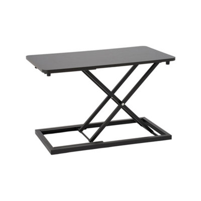 B&Q -  Black Height Adjustable Office Computer Desk Converter
