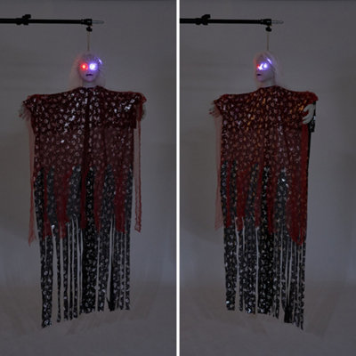 Living And Home Halloween Red Hanging Ghost Decoration 78Cm W X 129Cm H from B&Q