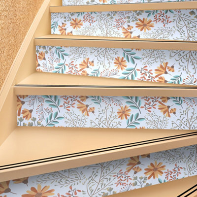 Garden Sanctuary 12Pcs Self-Adhesive Stair Riser Stickers from B&Q