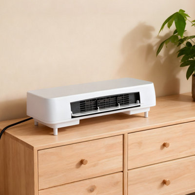 Living And Home 1000/2000W Ptc Electric Heater With Remote ControlTimerOverheat Protection And Quiet Operation For Home Use from B&Q