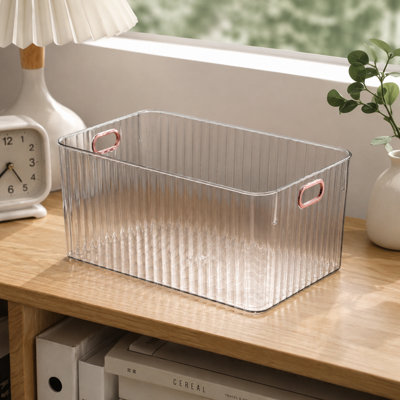 Living And Home Minimalist Grey Pet Tray Desktop Storage Organiser26.4Cm W X 20.8Cm D X 10Cm H from B&Q