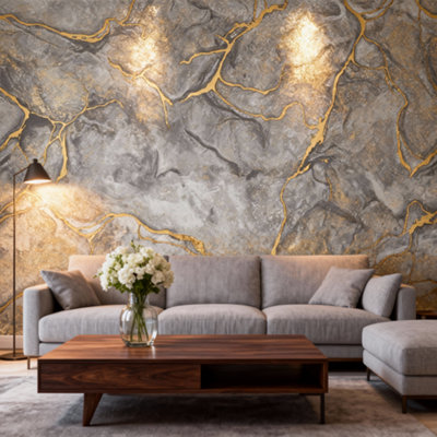 Garden Sanctuary 10Pcs Self Adhesive Marble Pattern Waterproof Wall Tile Stickers 30Cm X 60Cm from B&Q