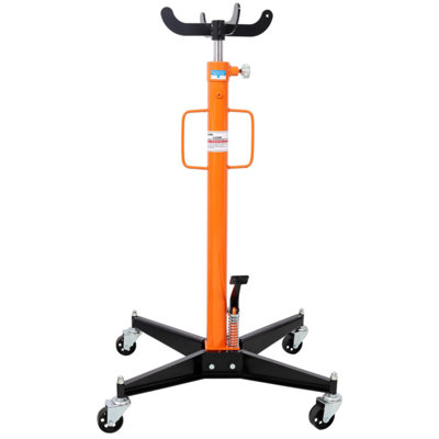 B&Q -  0.5 Tonne 500Kg Hydraulic Telescopic Transmission Jack Heavy Duty Garage Gearbox Lift