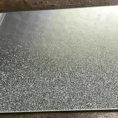 Biznest Gift Set Of 4 Silver Mirrored Glass Glitter Sparkle Drink Food Mats Placemat from B&Q