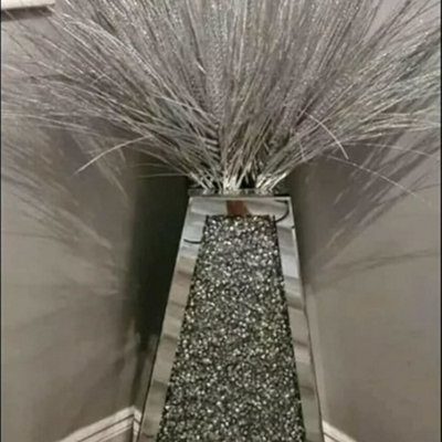 Biznest 5X Sprays Bloomers Shooters Flower Silver Grass Sprays Romany from B&Q