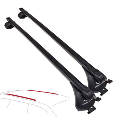 Green Valley Roof Rack Cross Bars For Jaecoo 52025+ On Flush RailsComplete System from B&Q