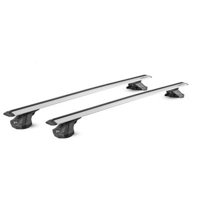 Green Valley Aluminium Aero Wing Bars Roof Rack For Vauxhall Corsa D/e 3/5Dr 2006 To 2019 from B&Q
