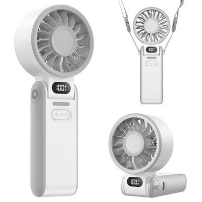 Lipety Portable Turbo Handheld FanMini Hand Held 4000 Mah Battery Operated Usb Rechargeable Personal Foldable Powerful Fans from B&Q