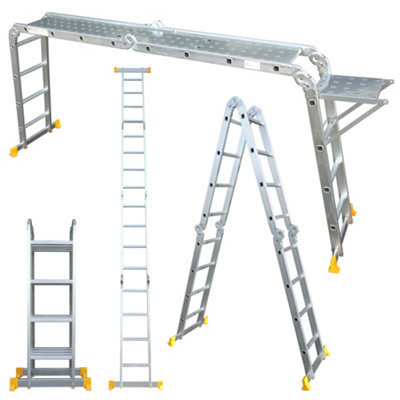 B&Q -  Aluminium Multipurpose Ladder 4.4M