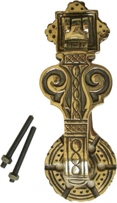 Castelion Brass Celtic Door Knocker from B&Q