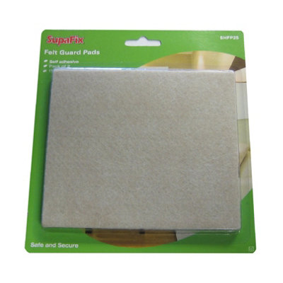 2 X Self Adhesive Felt Pads Guards/furniture Floor Protection Chairs Laminate from B&Q
