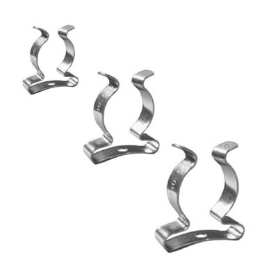 10 X 13mm Tool Spring Terry Clips Heavy Duty Storage/shed Garage Cupboard from B&Q
