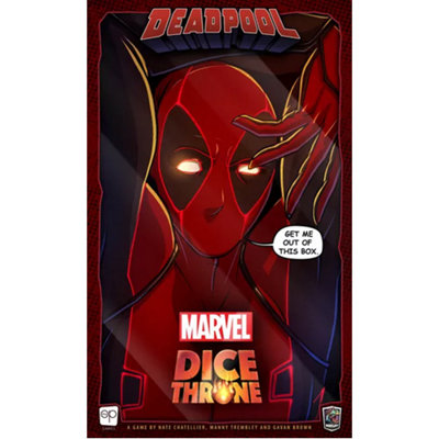 Asmodee Marvel Dice Throne – Deadpool Deluxe – Brand New And Sealed
