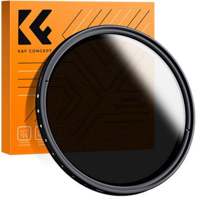 K&f Concept 67 mm Nd 2-400 Slim Variable Nd Neutral Density Filter Adjustable Fader Nd 2 Nd 4 Nd 8 Nd 16 To Nd 400 Lens + from B&Q