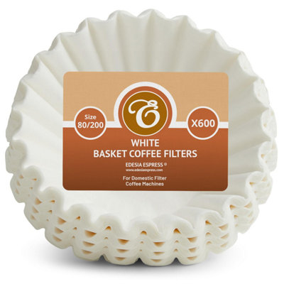 Edesia Espress 800 X 2 Pint Basket Coffee Filter Papers8-12 Cup from B&Q