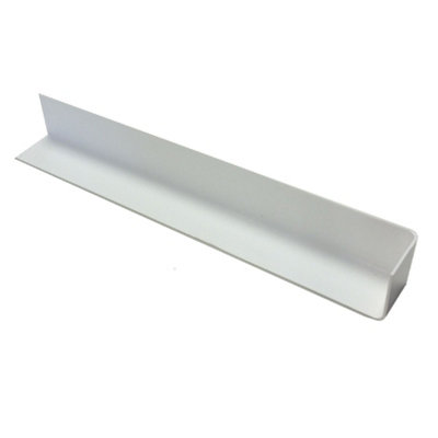 Upvc Plastic Fascia Board Corner Joint White 300mm Round Edge Profile from B&Q