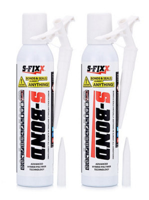 Sfixx S-Bond Sealant & Adhesive 200Ml White from B&Q