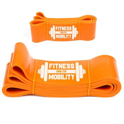 CKB Ltd Single Resistance Band Assisted Pull Up Stretch Strong Latex Gym Elastic Gymnastics Loop Powerlift WorkoutHome Exercise Fitness from B&Q
