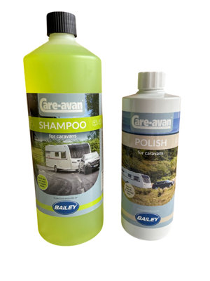 Caravan 1 Litre Shampoo & 500Ml Caravan Polish  Endorsed By Bailey Caravans from B&Q
