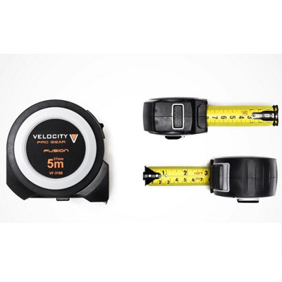  - Velocity Vf-3188 5M/16Ft Fusion Pocket Tape Measure Dual Blade Magnetic Tip