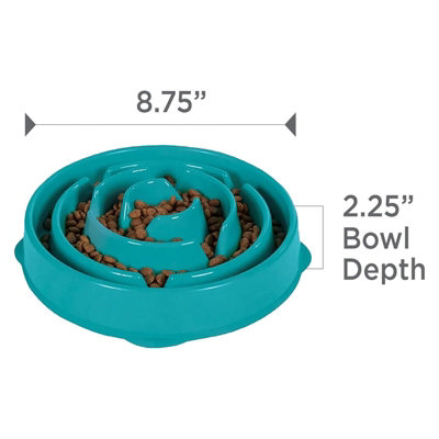 Rosewood Outward Hound Fun Feeder Slo Dog Bowl from B&Q