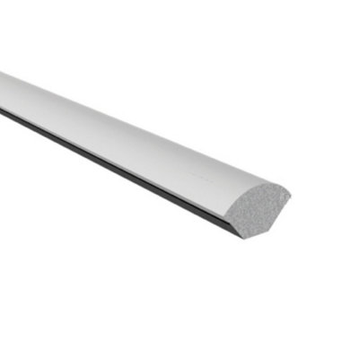 1 X White 19mm Quadrant Upvc Trim Length: 1.2 Metres. Internal Corner Angle Trim from B&Q
