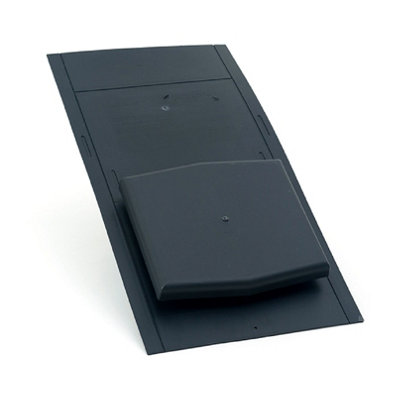 10K Slate Roof Vent Ventilator Grey / Ventilation For Extractor FansSoil Pipes from B&Q