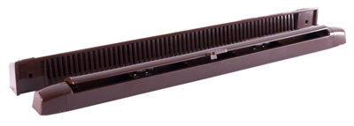 Brown Window Trickle Vent 410mm from B&Q