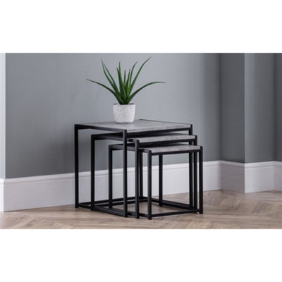 Ashfield Concrete Effect Nest Of Tables from B&Q