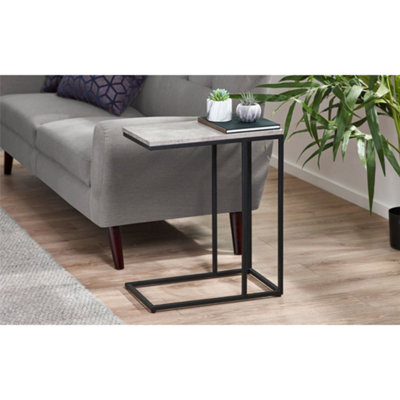 Ashfield Stylish Concrete Effect Drinks Table from B&Q