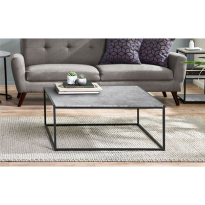 Ashfield Concrete Effect Square Coffee Table from B&Q