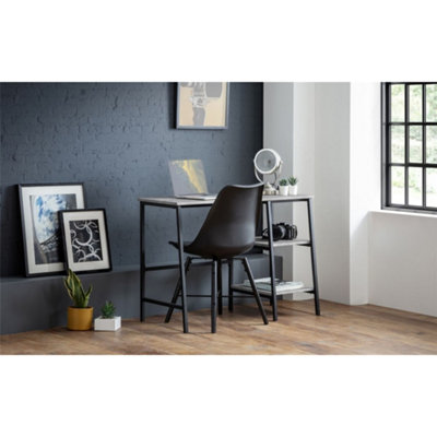 Ashfield Stylish Concrete Effect Office Desk from B&Q
