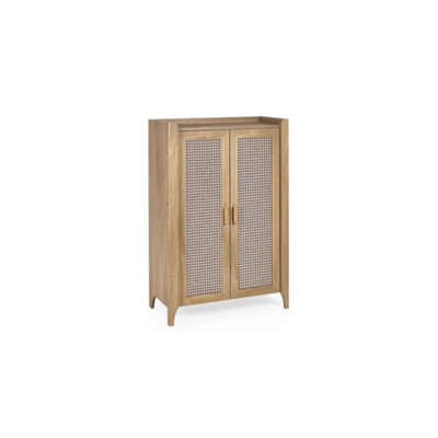 Ashfield Classic Natural Oak Shoe Cupboard from B&Q