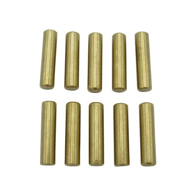 SecureFix Direct Replacement Brass Shear Pins 7mm X10 (1600Kg Wire Rope Hoist Safety) from B&Q