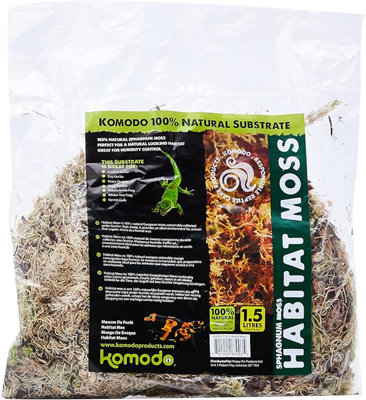 Komodo Habitat Moss 1.5 Litres from B&Q