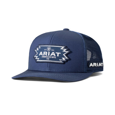 Ariat Aztec Logo Patch Cap Blue from B&Q