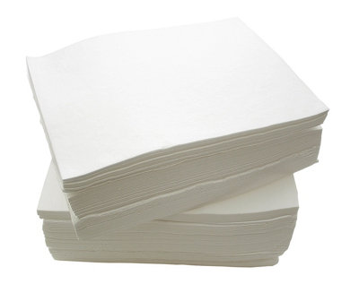 Serpro spill management Oil Spill Pads X 100 Absorbent Premium Spill Mats Absorbs 1 Litre 50Cm X 40Cm from B&Q