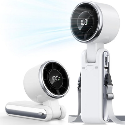 Bearwind Portable Handheld Turbo Fan5 Gear High Speed 4000 Mah Rechargeable Mini Personal Hand Blow Cold AirBattery Operated from B&Q