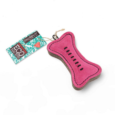 Green & Wilds Eco Dog Toy Pinkie Bone from B&Q