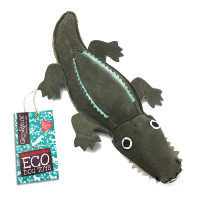 B&Q -  Eco Dog Toy Colin The Crocodile