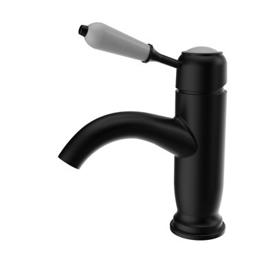 Bathwest Victorian Basin Mixer Tap With Ceramic Handle Vintage Faucet For Cloakroom from B&Q