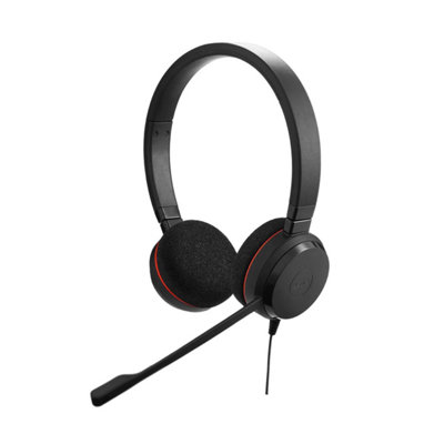 Jabra Evolve 20 Uc Stereo Headset Unified Communications Headphones For Voip Softphone With Passive Noise Cancellation Usb-A from B&Q