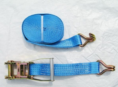 SecureFix Direct Ratchet Strap 5 Ton 50mm 10M X1 (Lashing Tie Down Claw J Hook Lorry Cargo) from B&Q