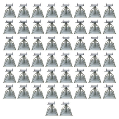 B&Q -  Caravan Chassis Axle Stands X50 (9.5''14'' Mobile Home Static Support Main Unit Primary)