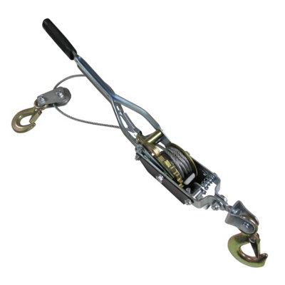 SecureFix Direct Hand Power Cable Puller Winch 1T (Trailer Marine Car Pull Fencing 1000Kg) from B&Q