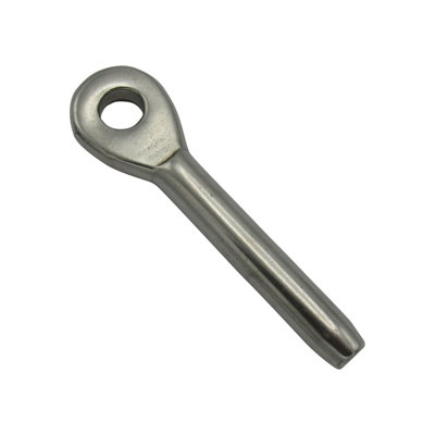 SecureFix Direct Swage Eye Terminal 4mm (Stainless Steel Wire Rope Cable Rigging) from B&Q
