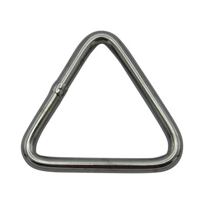 SecureFix Direct Triangular D Ring Delta Link 3mm X 20mm (Stainless Steel Webbing Marine Triangle Dee) from B&Q