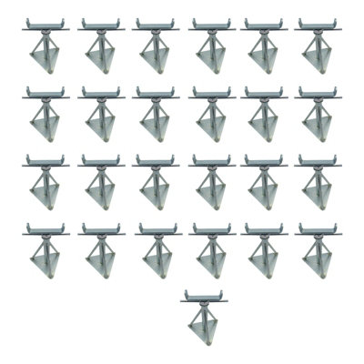 Static Caravan Axle Stands Medium X25 (Extra Wide Mobile Home Support 13"" - 18"") - Image 3