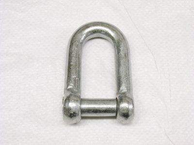 SecureFix Direct Dee Shackle Countersunk Pin Galvanised 11mm X1 (Commercial Chain Connector Caravan Tether) from B&Q