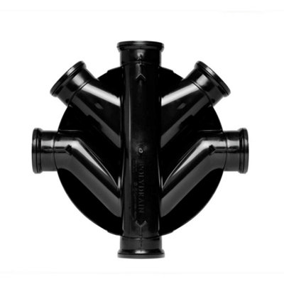 5 Way 450mm Underground Drainage Base For Inspection Chamber Set Circular Base For Manhole System Base Only from B&Q